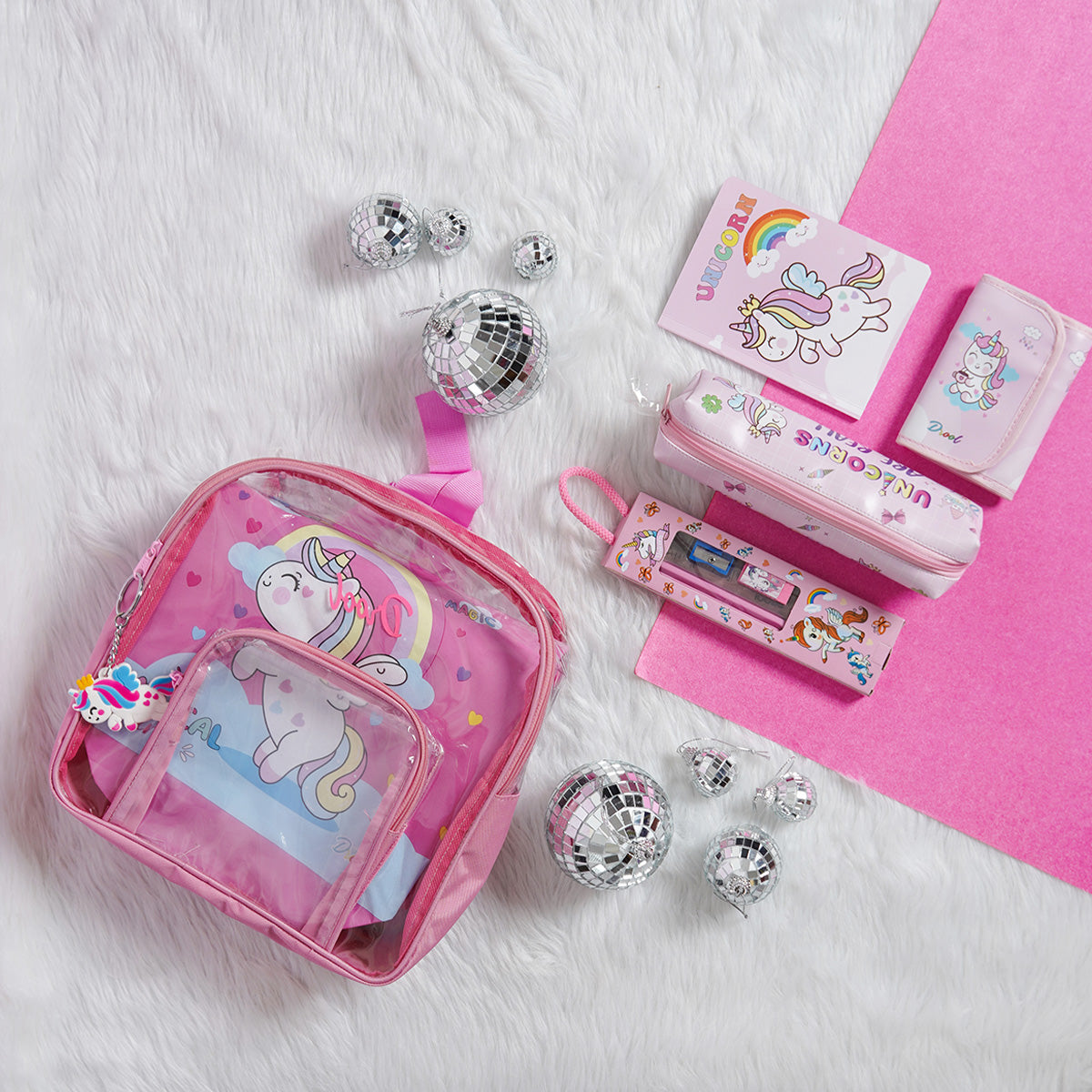 Ilearnnngrow - 11-in 1 Stationary Set - Themes Unicorn